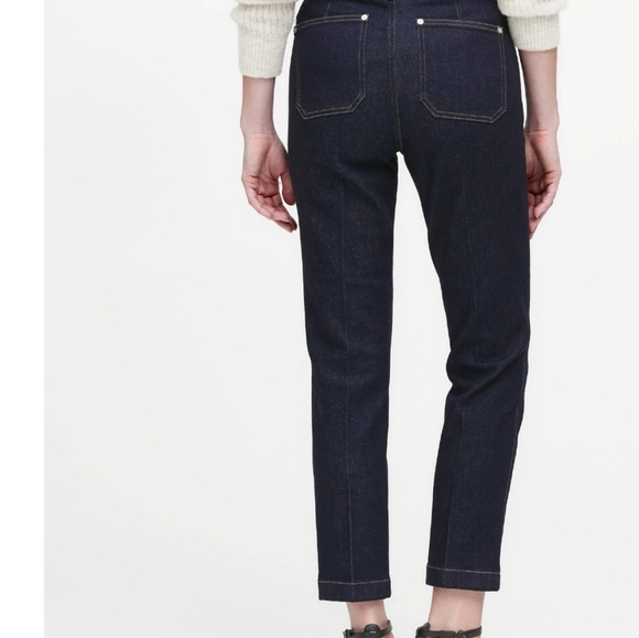 Banana Republic High Rise Denim Straight Leg, 16 - Picture 2 of 8